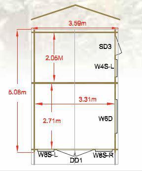 Keilder Log Cabin - Various Sizes Available