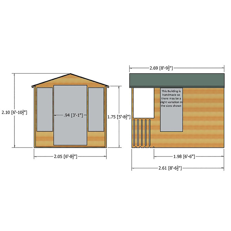 Kensington Summerhouse (7' x 7')