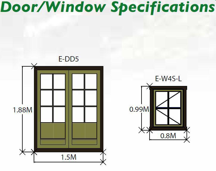 Kilburn Log Cabin - Various Sizes Available