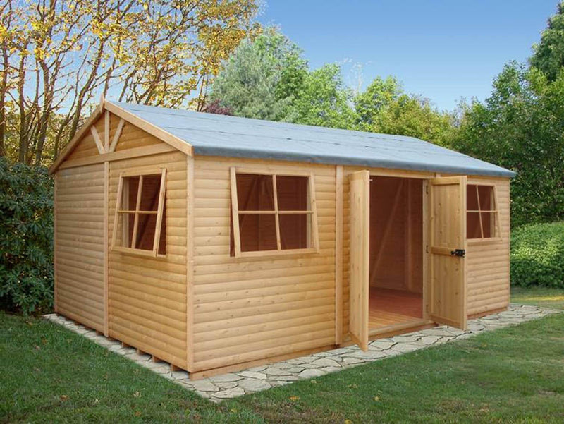 Goodwood Mammoth (12' x 12') Professional Tongue and Groove Apex Shed