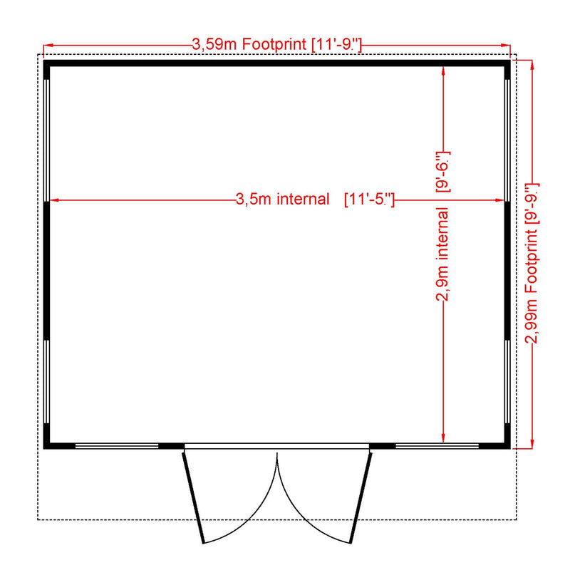 Miami Summerhouse (12' x 10')