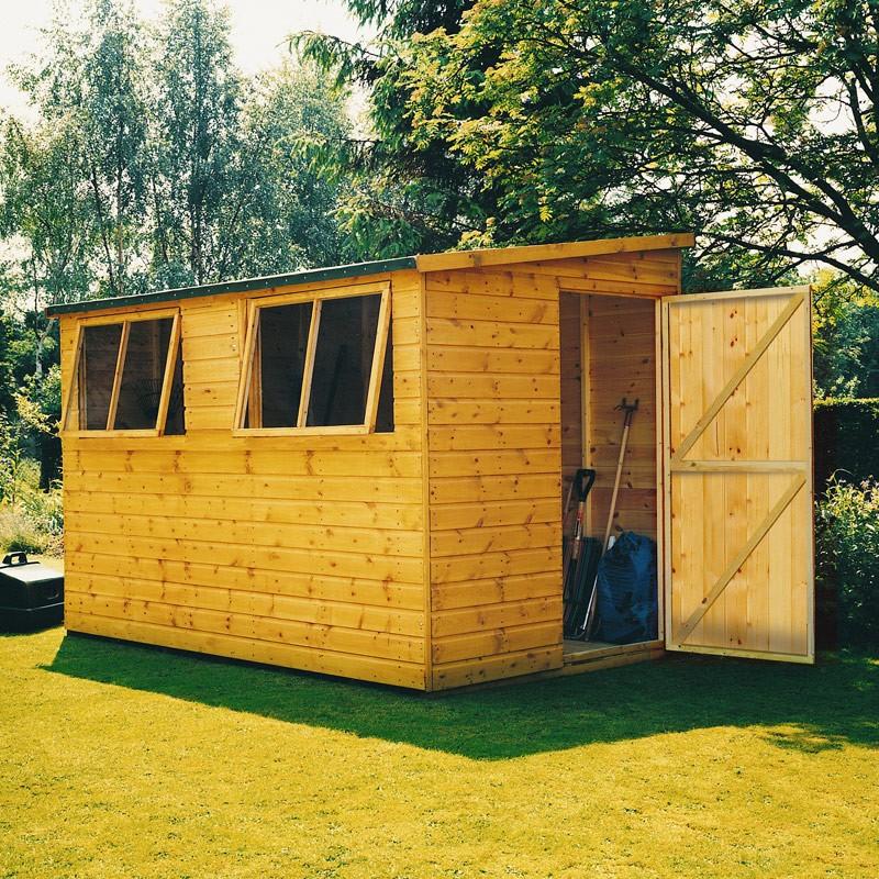 Goodwood Norfolk (10' x 10') Professional Tongue and Groove Pent Shed