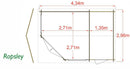 Livia & Ropsley Log Cabin 10G x 14 (2960G x 4340mm) in 28mm Logs