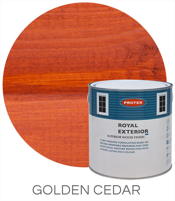 Protek Royal Exterior Finish - Golden Cedar