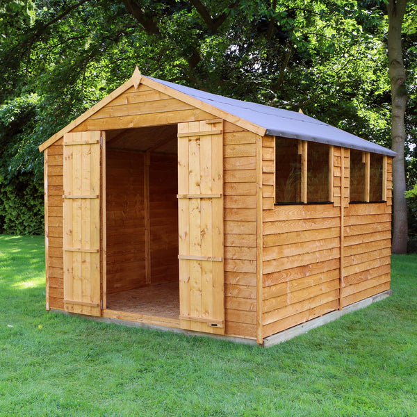 10'x8' Overlap Apex Shed