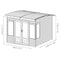 Helios 8'x8' Shiplap T&G Summerhouse