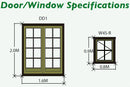 Tunstall Log Cabin - Various Sizes Available