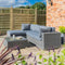 Vienna Lounger Set - Grey Weave