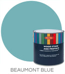 Protek Wood Stain & Protect - Beaumont Blue