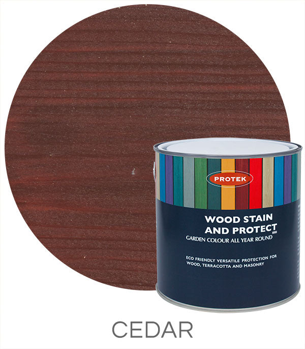 Protek Wood Stain & Protect - Cedar