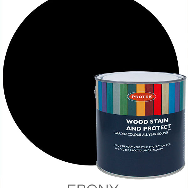 Protek Wood Stain & Protect - Ebony – Norfolk Sheds