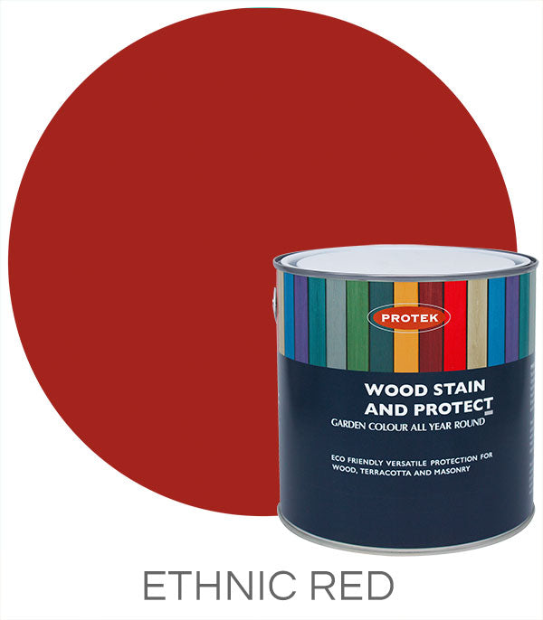Protek Wood Stain & Protect - Ethnic Red