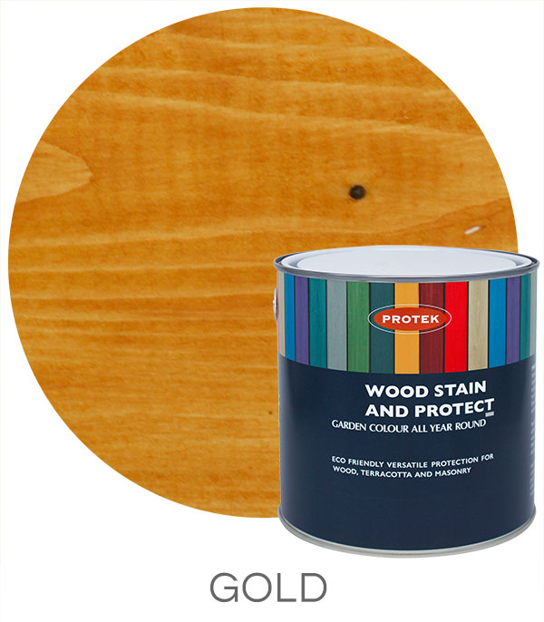 Protek Wood Stain & Protect - Gold