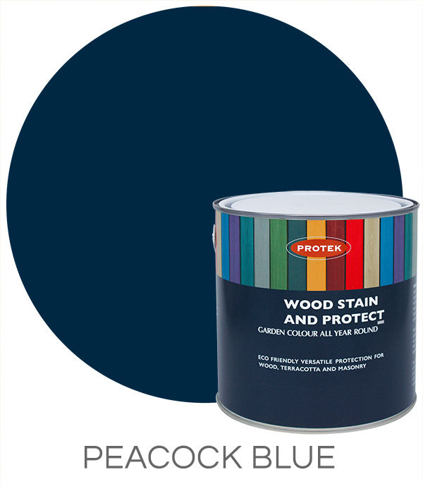 Protek Wood Stain & Protect - Peacock Blue